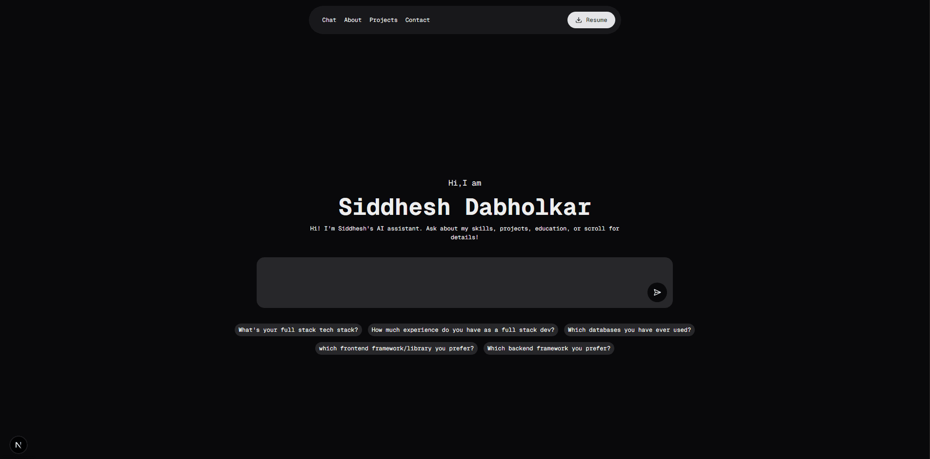 Personal Portfolio